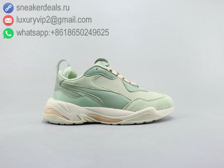 Puma Platform Trace Retro Women Sneakers Green Size 35.5-40